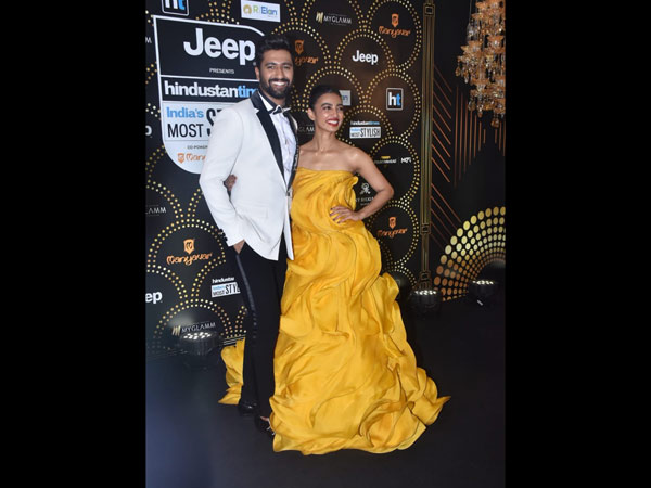 Vicky & Radhika Pose Together