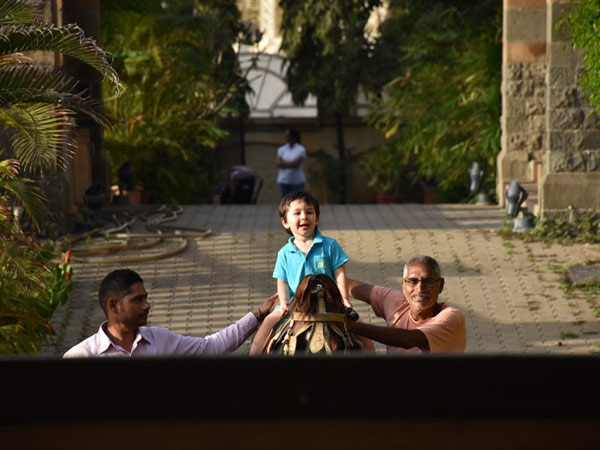 Taimur Ali Khan Continues His Horse Riding Lessons With Joy
