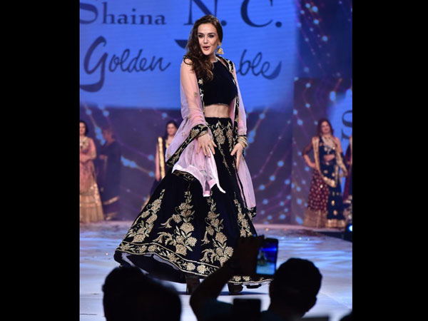 Preity Zinta Stuns On The Ramp For Shaina NC