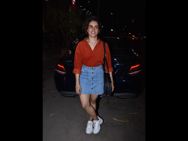 Sanya Malhotra Goes Out For Dinner In The City