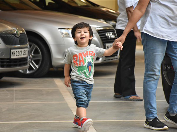Taimur Is So Happy To Be Going To His Play School