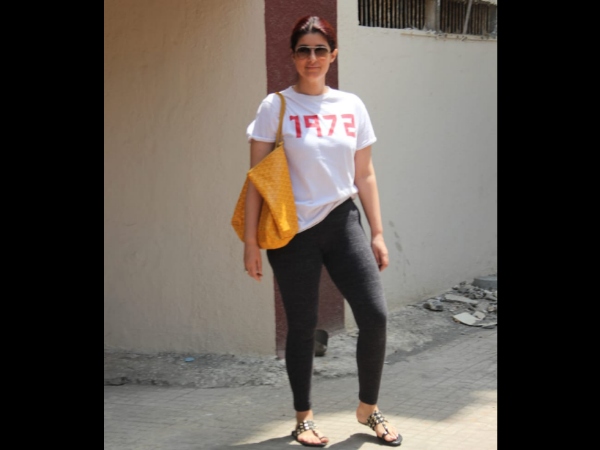Twinkle Khanna Hits The Gym