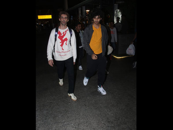 Jim Sarbh & Ishaan Khatter Return From Dubai