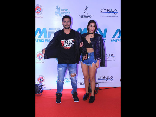 Newlyweds Prateik Babbar & Sanya Sagar