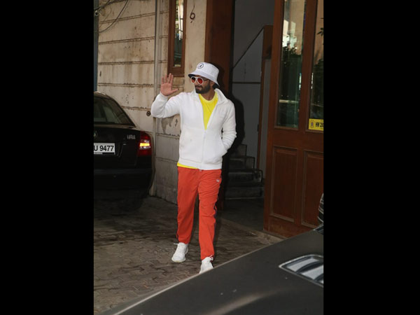Ranveer Was Snapped Outside A Dubbing Studio
