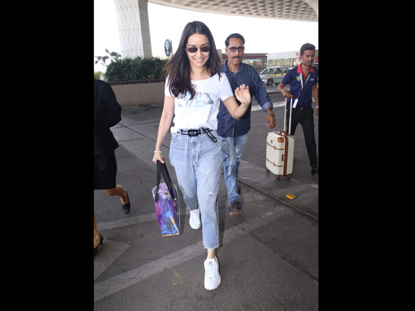 Shraddha Returns To Mumbai From London Shraddha Returns To Mumbai From London