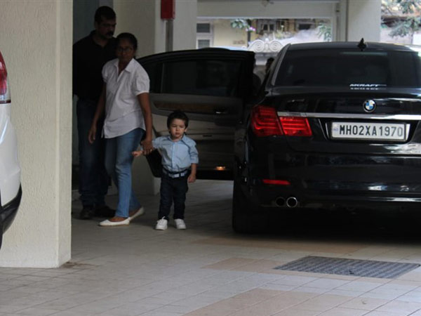 Taimur Flaunts His Spiky Hairdo