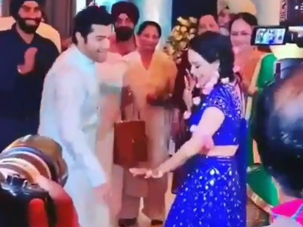 Ssharad & Ripci Dance Their Heart Out At Mehendi Event