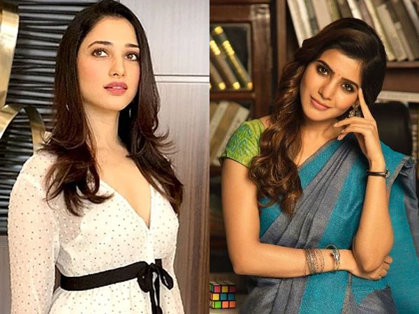 Samantha And Tamannaah (Rs 1.2 crore to 2 crore)