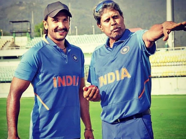 Ranveer Singh With Kapil Dev