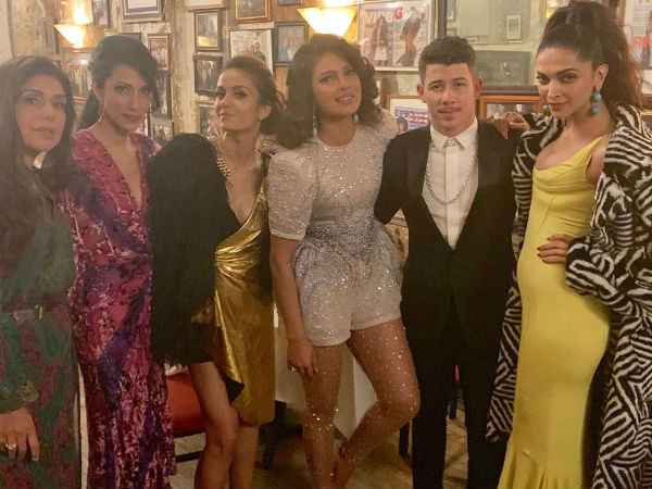 Priyanka & Nick Spotted With Deepika 