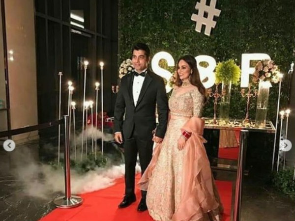 The Reception Was Held At 5-star Plush Hotel The Reception Was Held At 5-star Plush Hotel