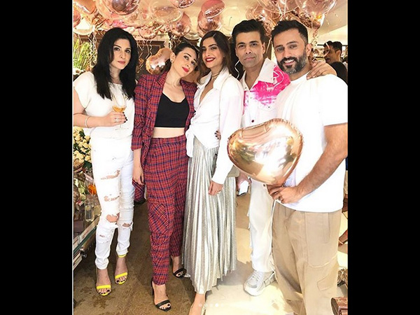 The Birthday Girl Sonam Poses With Her Squad