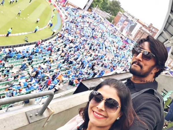 Sudeep's Craze For Cricket Sudeep's Craze For Cricket