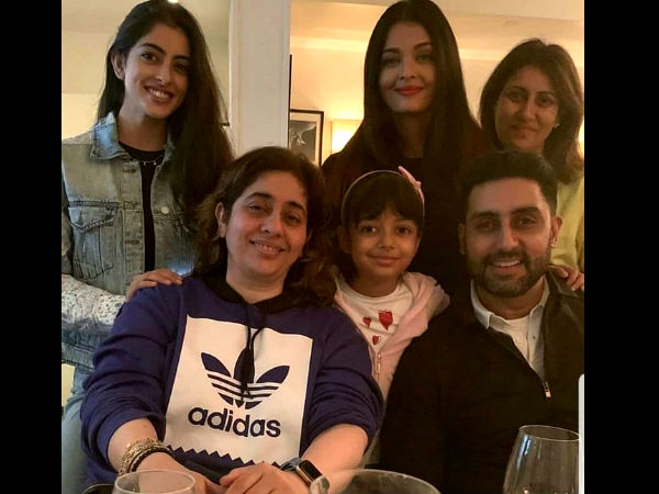 Bachchan Couple With Navya