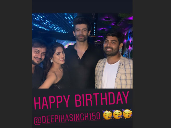 Namik Paul At Deepika’s B’day Party Namik Paul At Deepika’s B’day Party