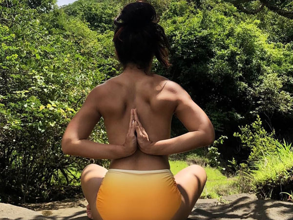 Abigail Promotes Nude Yoga!