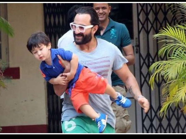 Saif Loves To Spend Time With Taimur