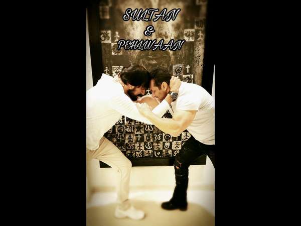 Salman Khan Meet With Sudeep & Family