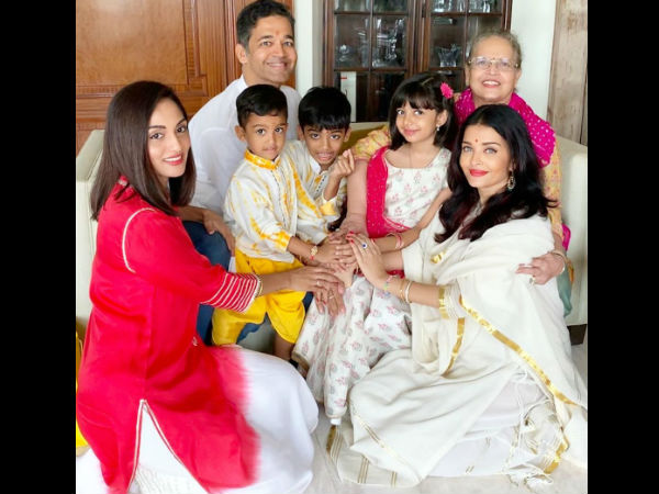 Aishwarya With Her Family