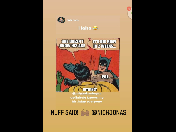 Priyanka Too Shared The Meme