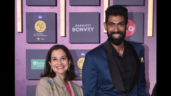 Rana Daggubati And Anupama Chopra Pose Together