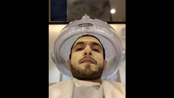 Ranveer Singh Enjoys Some Spa Time