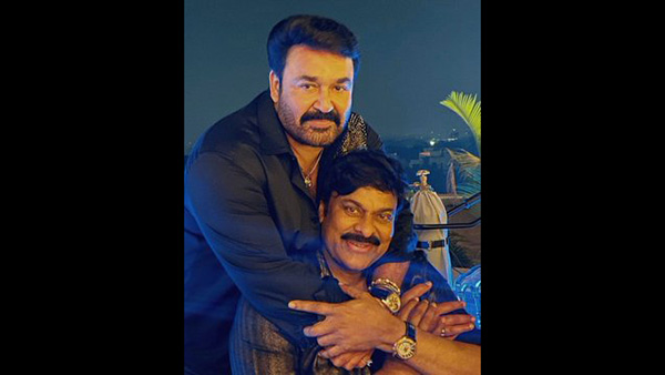 Mohanlal And Chiranjeevi Mohanlal And Chiranjeevi