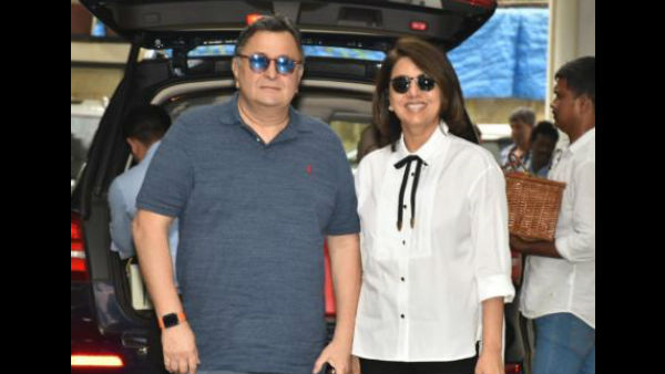 Rishi And Neetu Arrive