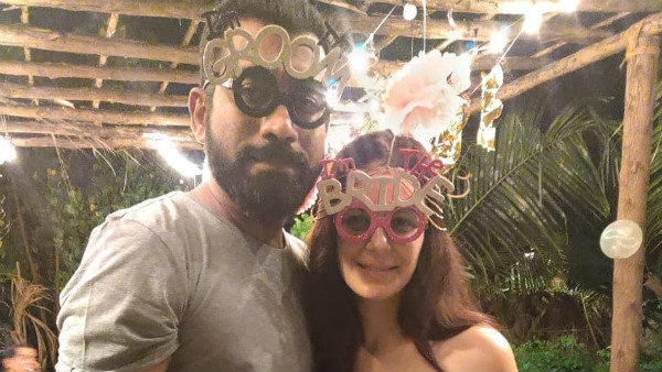 Mona & Shyam Pose For The Camera