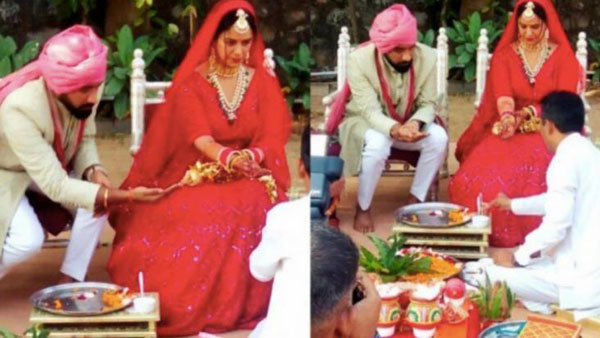 Mona & Shyam Reading Wedding Vows
