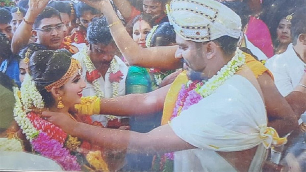Chandan & Niveditha Are All Smiles As They Tie The Knot