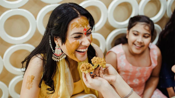 Kamya Looks Radiant At Haldi Ceremony
