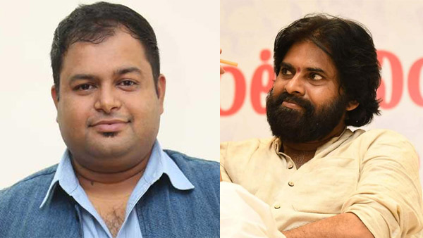SS Thaman and Pawan Kalyan SS Thaman and Pawan Kalyan