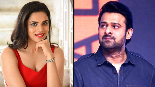 Prabhas and Kriti Garg Prabhas and Kriti Garg