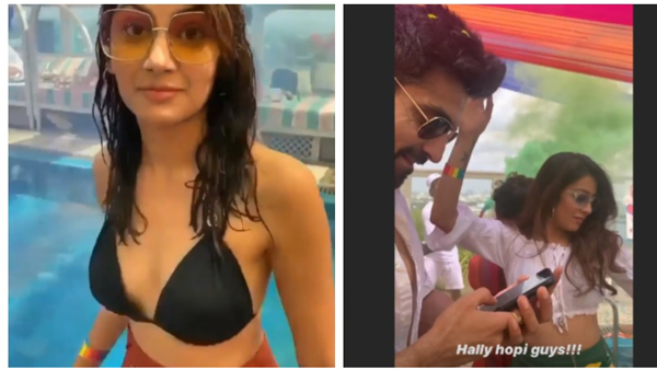 Sriti Jha, Arjit Taneja & Charu Mehra’s Holi Party