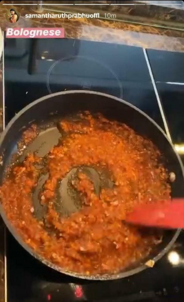 Samanthas Instagram story Samanthas Instagram story