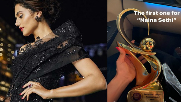 Taapsee Flaunts Her Winning Trophy
