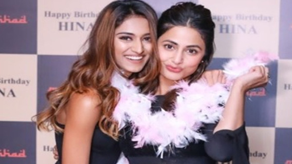 Hina Khan Wishes Erica Hina Khan Wishes Erica