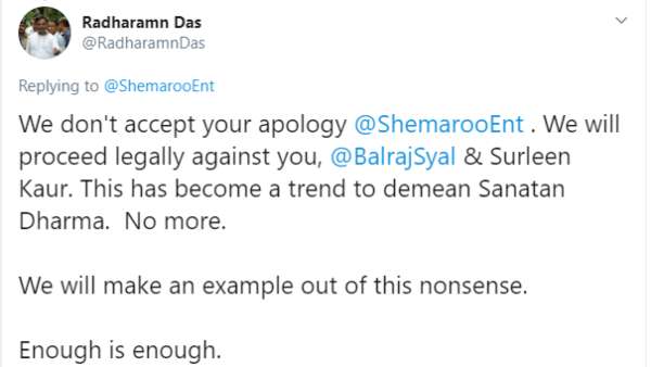 Radharaman Das's Response