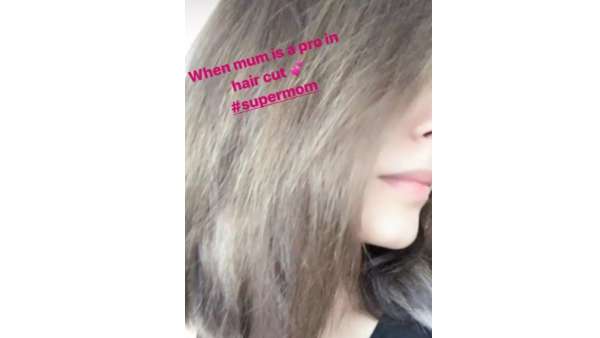 Riddhima's New Hairstyle