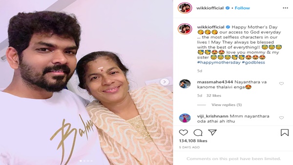 Vignesh Shivan’s Lovely Post For His Mom Vignesh Shivan’s Lovely Post For His Mom