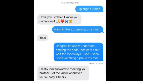 Arjun Kapoor Recalls His Chat With Sushant During The Release Of Kedarnath Arjun Kapoor Recalls His Chat With Sushant During The Release Of Kedarnath