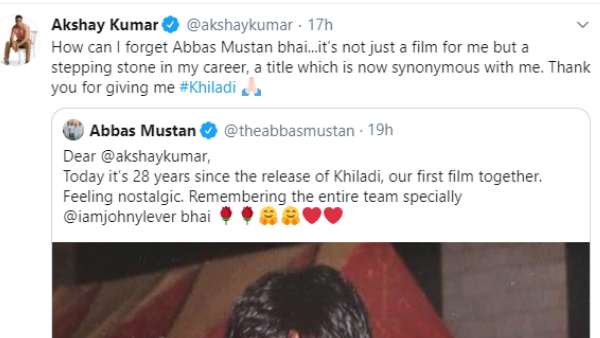 Akshay Kumar's Tweet