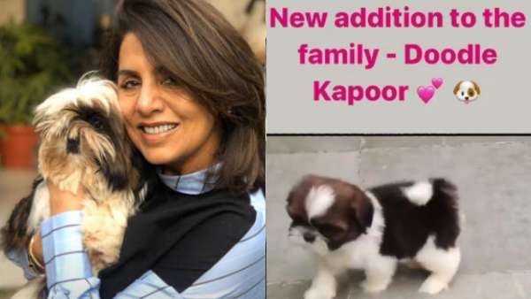 Neetu Kapoor and Daughter Riddhima Welcome A New Family Member, Doodle Neetu Kapoor and Daughter Riddhima Welcome A New Family Member, Doodle