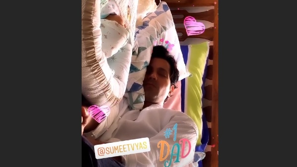 Ekta Kaul Shares Glimpse Of Her Baby Boy Sleeping Next To His Dad Sumeet Vyas