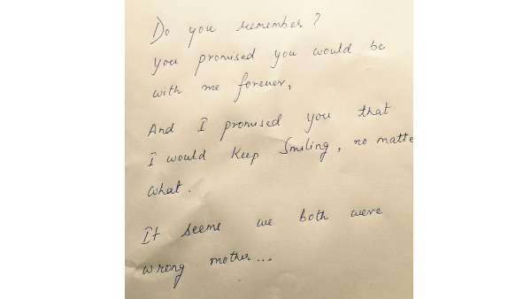 Sushant Shared The Poem On Mother's Day In 2018