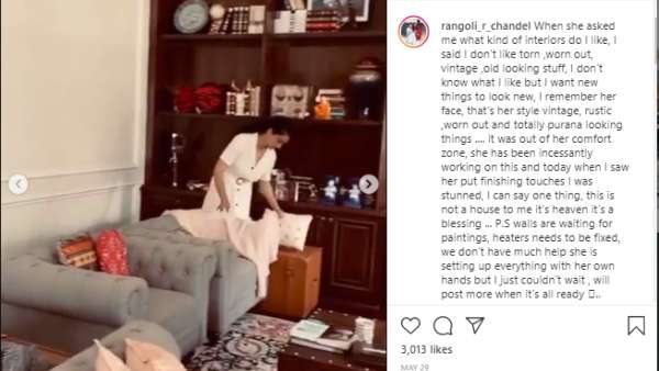 Kangana Ranaut On Rangoli's New House Kangana Ranaut On Rangoli's New House