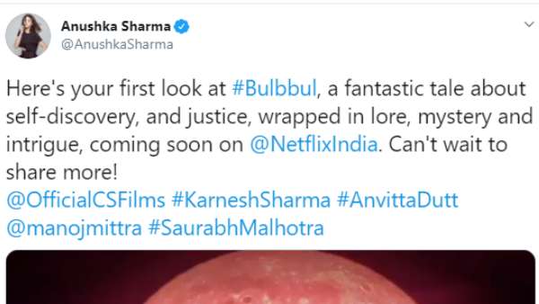 Anushka Sharma's Tweet Anushka Sharma's Tweet