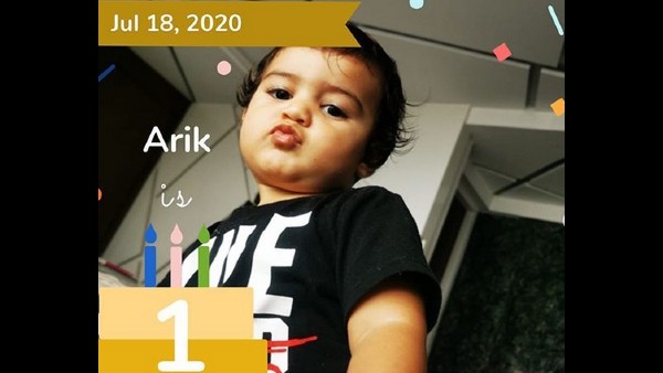 Arjun's Fans Are All Hearts Over Arik's Pictures Arjun's Fans Are All Hearts Over Arik's Pictures